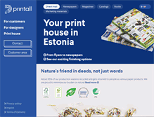 Tablet Screenshot of printall.ee